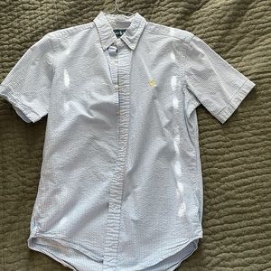 Ralph Lauren Sear Sucker Button Up Small